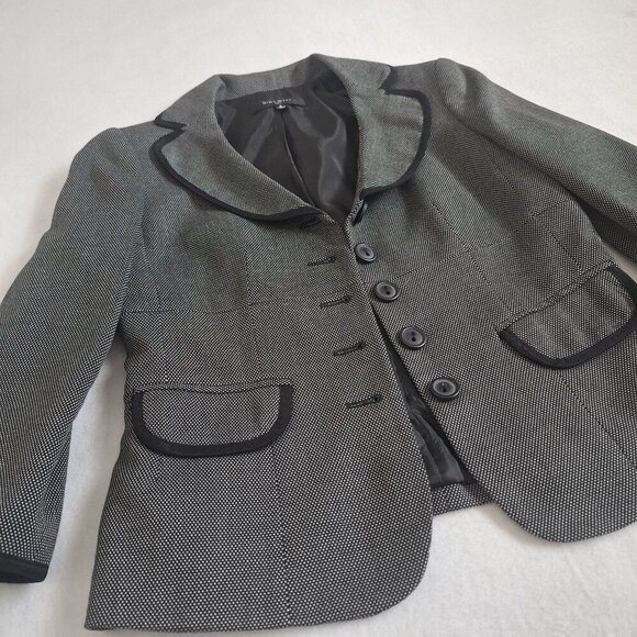 💙 Nine West Speckeled Blazer Size 6 Formal Office Fall Winter - Picture 3 of 8